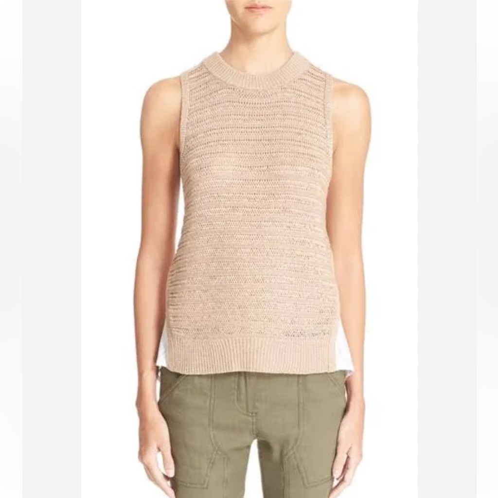 Veronica Beard South Beach Sleeveless Sweater New Size Large